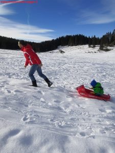 Innamorati in viaggio, montagna inverno bambini veneto, 13